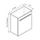 preview thumbnail 4 of 11, Harding 18" Single Bathroom Vanity Set