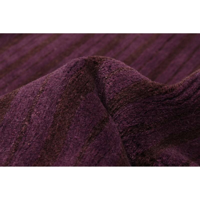 ECARPETGALLERY Hand-knotted Opulence Indigo Wool Rug - 3'1 x 11'4