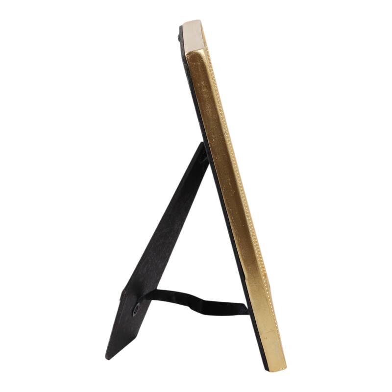 Resin Glass Photo Frame Modern Glam Style Sleek Decorative Detailing