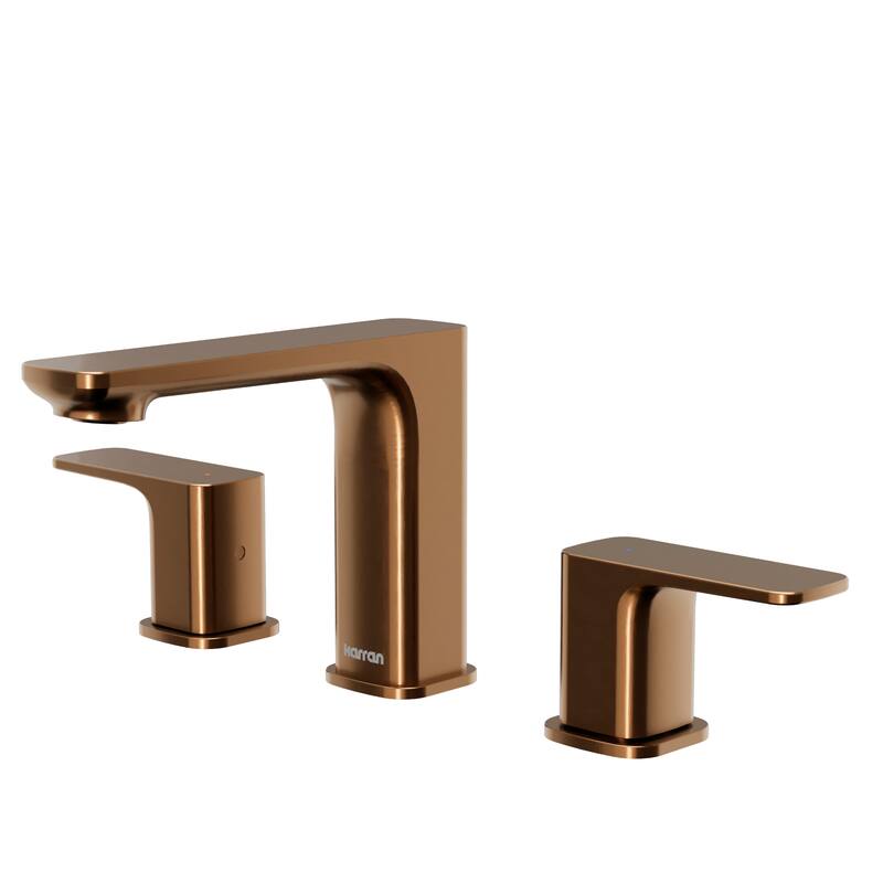 Karran Venda KBF514 2-Handle Three Hole Widespread Bathroom Faucet with Matching Pop-up Drain