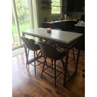 Kate and Laurel Kaya Counter Height Pub Table - 48x24x36