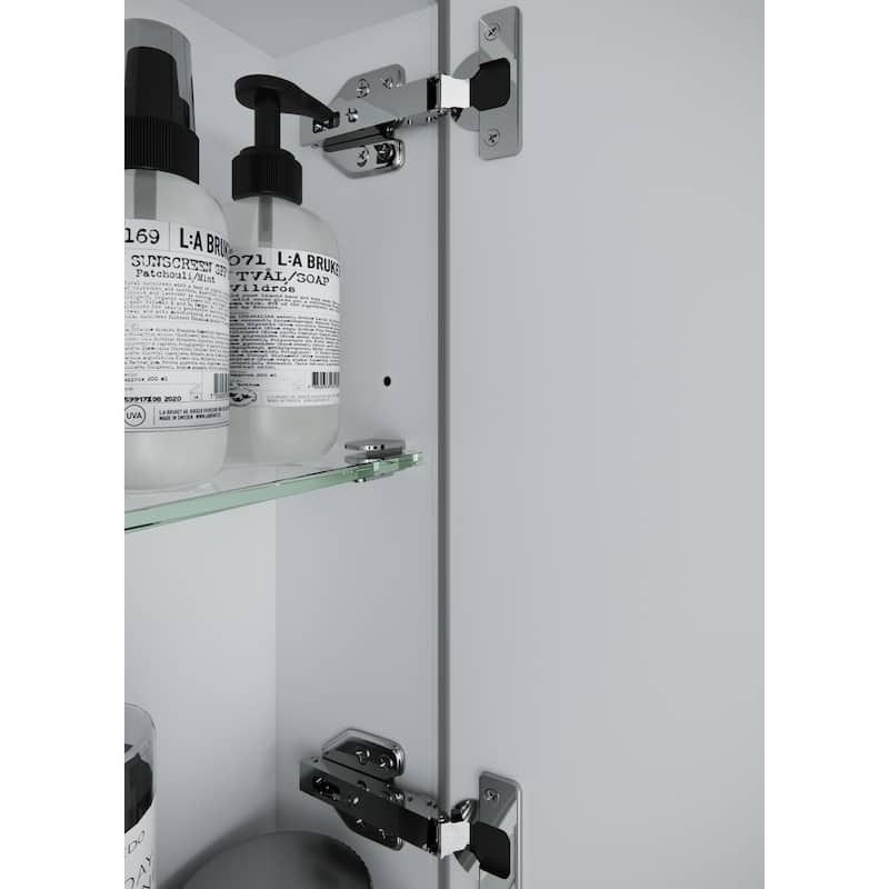 One Door Steel Frame Round Shape Medicine Cabinet