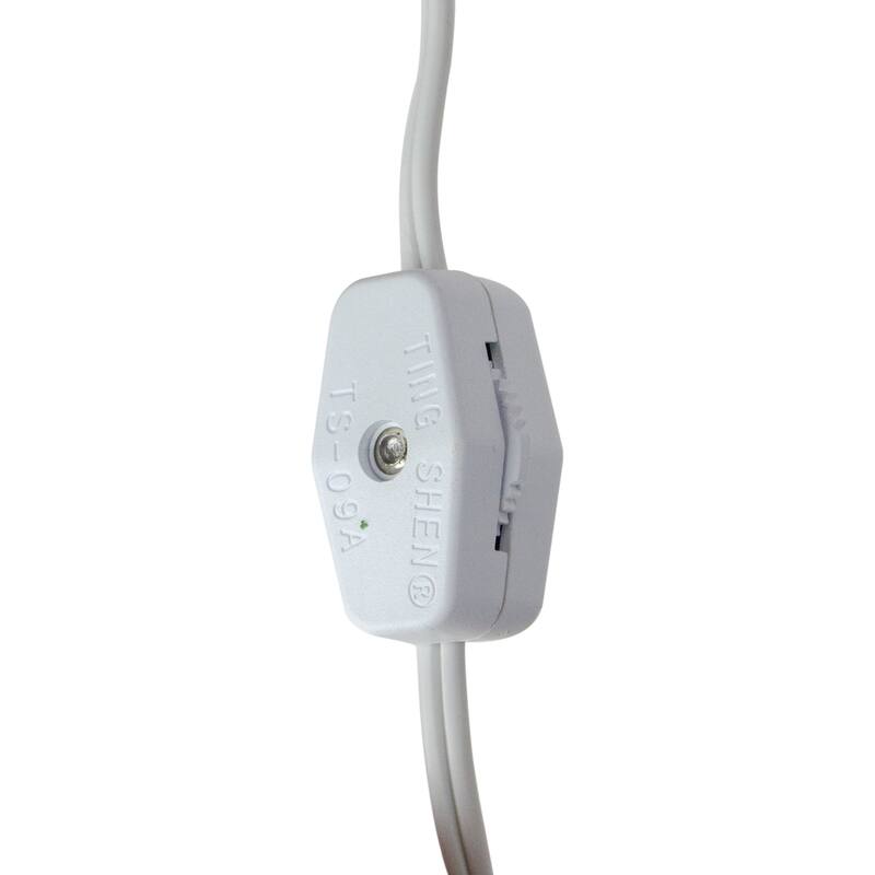 Christmas Village Replacement C7 Single Light Cord 6' White Wire - 72"