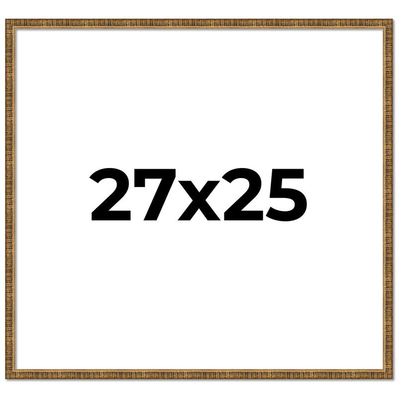27x25 Frame Gold Picture Frame - Complete Modern Photo Frame Includes