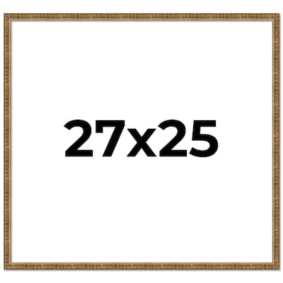 27x25 Frame Gold Picture Frame - Complete Modern Photo Frame Includes