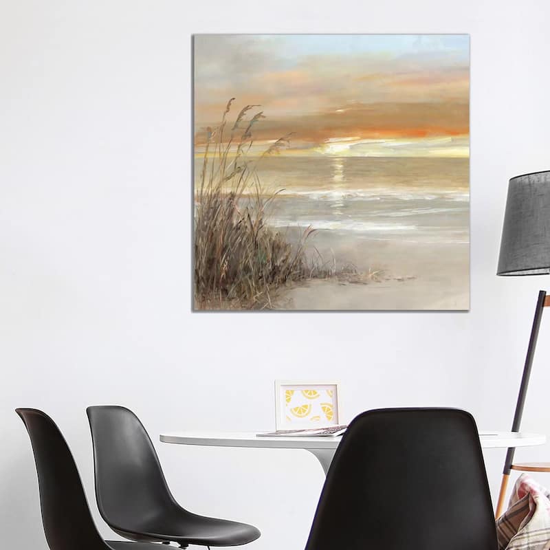 iCanvas "Malibu Sunset" by Sally Swatland Canvas Print - 37x37x1.5