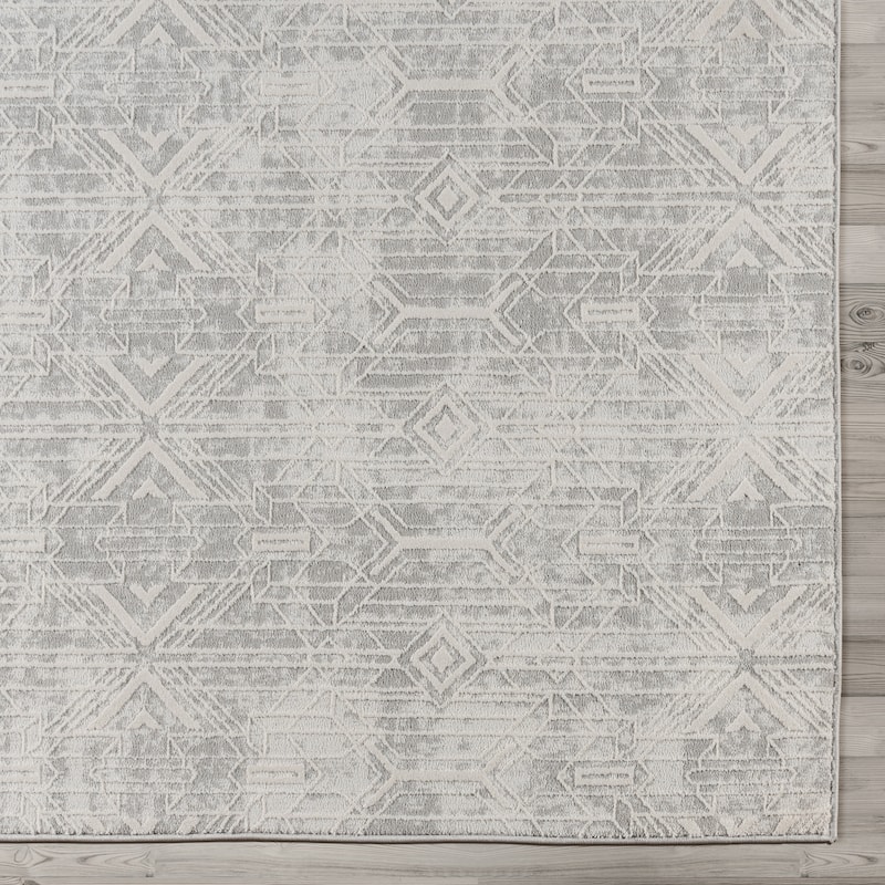 Gertmenian Ethan Marion Modern Bohemian Grey Area Rug