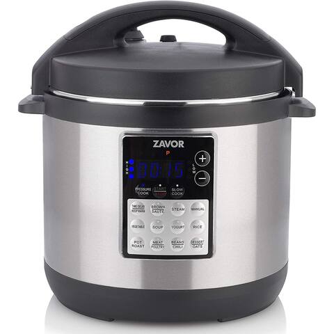 8 Quart Programmable Electric Multi-Cooker Pressure Cooker, Slow Cooker, Rice Cooker, Yogurt Maker, Steamer