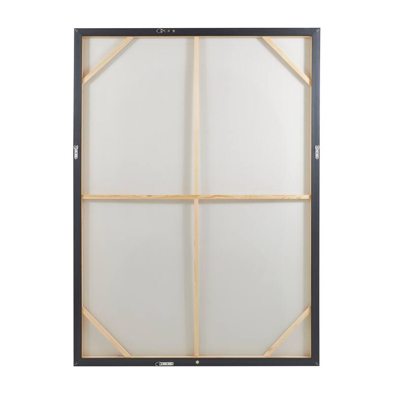 Cream Canvas Abstract Framed Wall Art