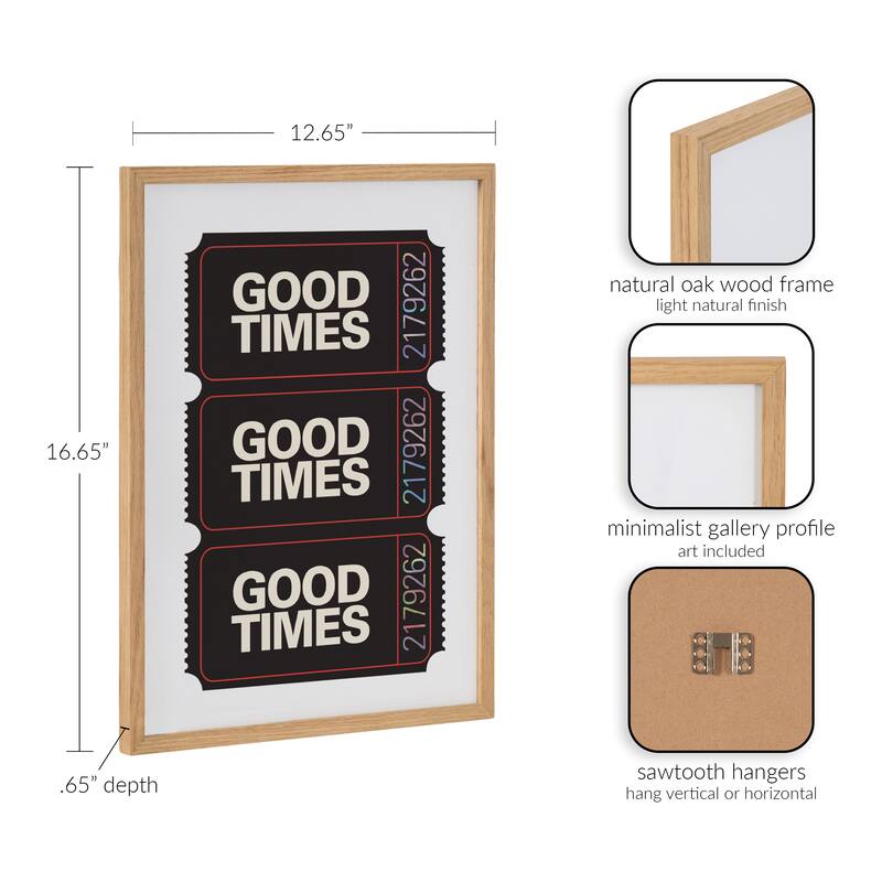 Kate and Laurel Gallery Retro Positive Quote