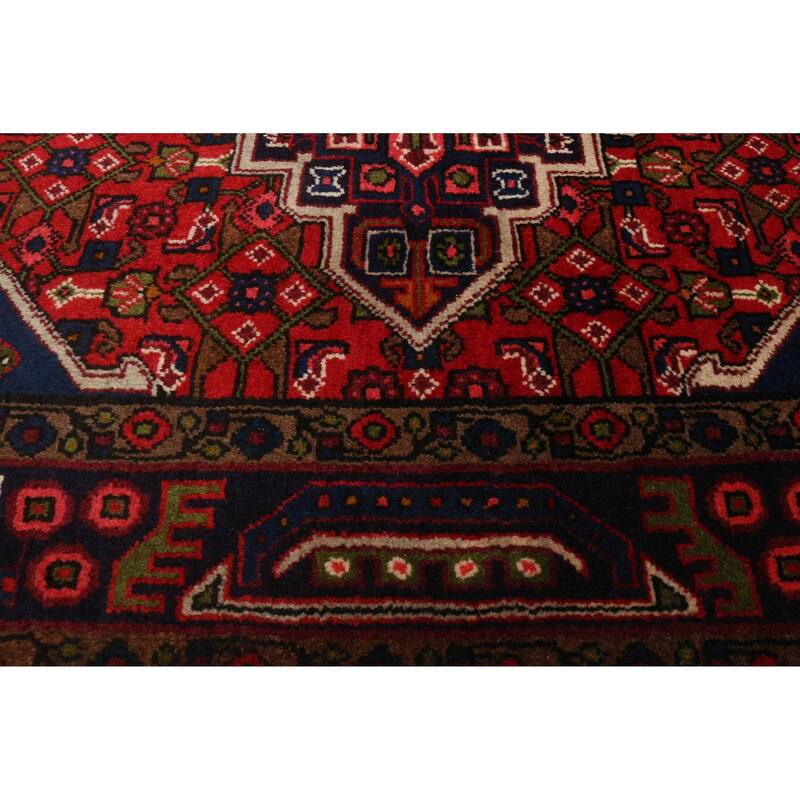 ECARPETGALLERY Hand-knotted Anadol Red Wool Rug - 3'5 x 4'10