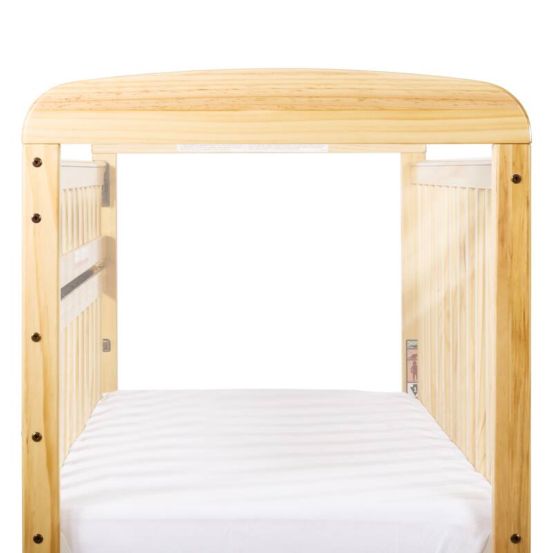 Child Craft Avery SafeAccess Compact Clearview Crib with 2" Casters