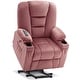 preview thumbnail 42 of 45, MCombo Small Power Lift Recliner Chair with Massage and Heat for Short Elderly People, Fabric 7569