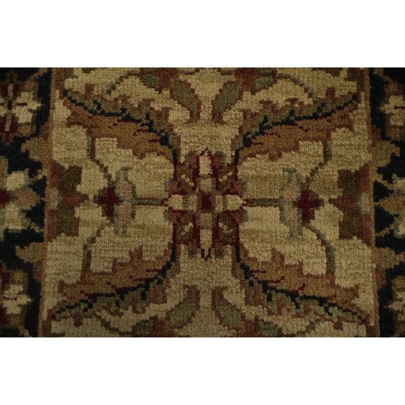 Hand Knotted Oriental 100% Wool Carpet Traditional Floral Beige & Ivories Agra Area Rug - 4' 2'' X 2' 6''
