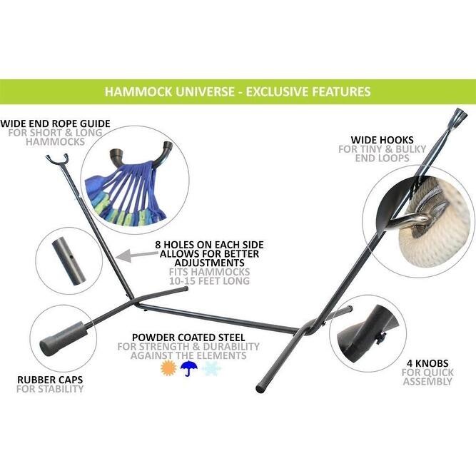 Nicaraguan Hammock with Universal Hammock Stand