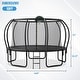 preview thumbnail 10 of 9, Trampolines Round Trampoline with Enclosure