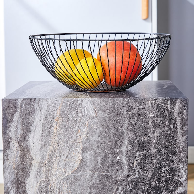 GDFStudio Alaric Wood Coffee Table with Natural Wood or Marble Texture