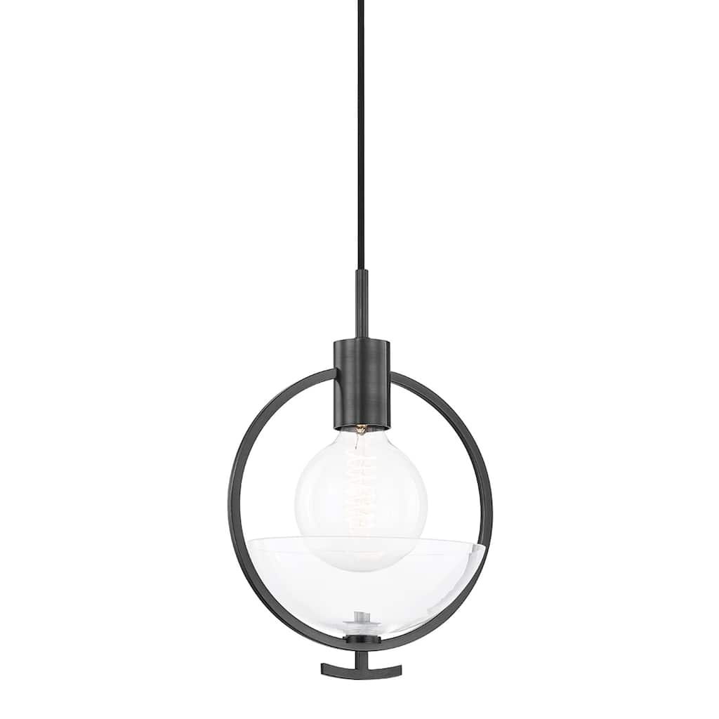 Carson Carrington Varjaren Clear Glass 1-light Pendant