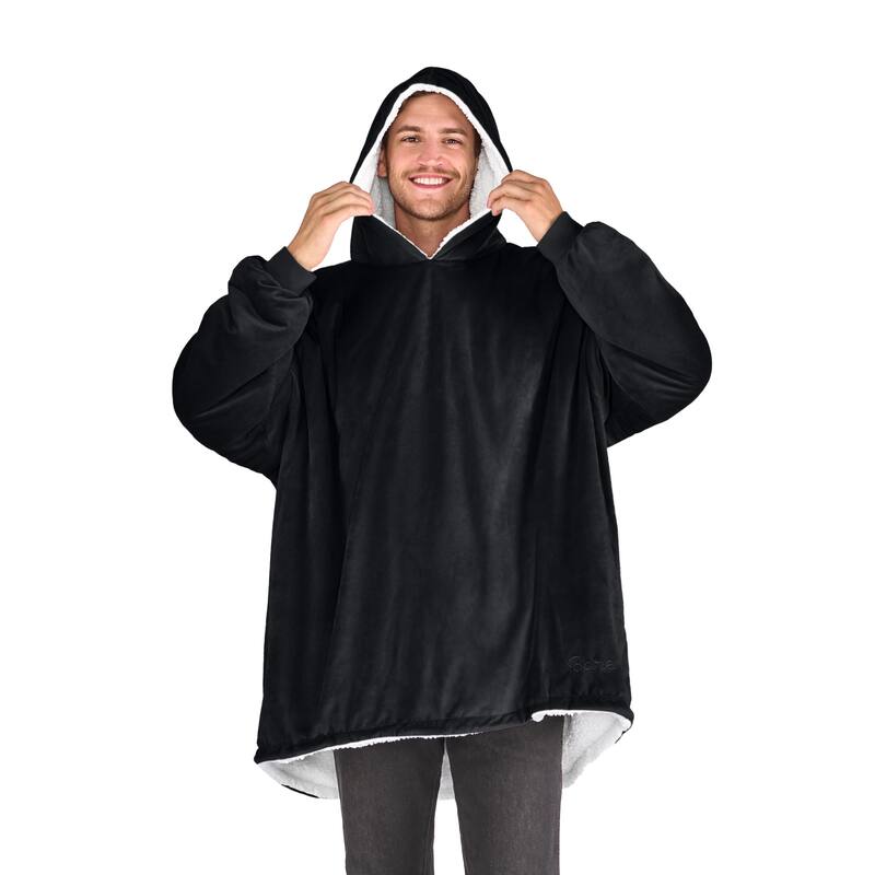 Bare Homey B-Cozy Oversized Sherpa Wearable Blanket