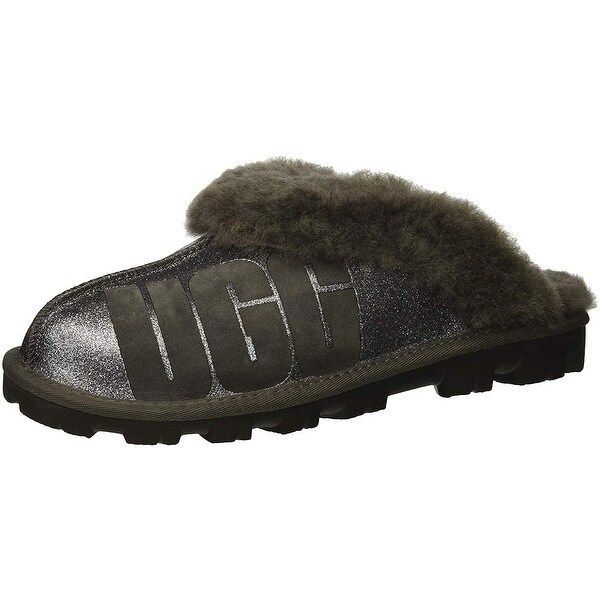 women's coquette sparkle slippers