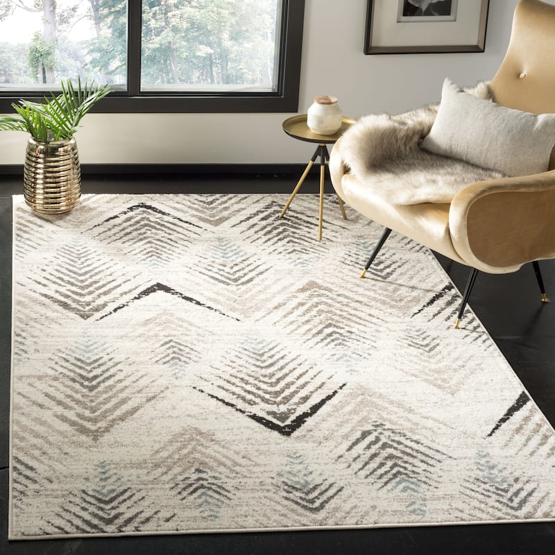 SAFAVIEH Amsterdam Malinda Modern Rug - Cream/Beige - 5' 1" x 7' 6"
