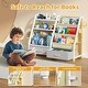 preview thumbnail 8 of 14, 3-Tier Kids Bookshelf and Toy Organizer, Bookcase with Toy Bins