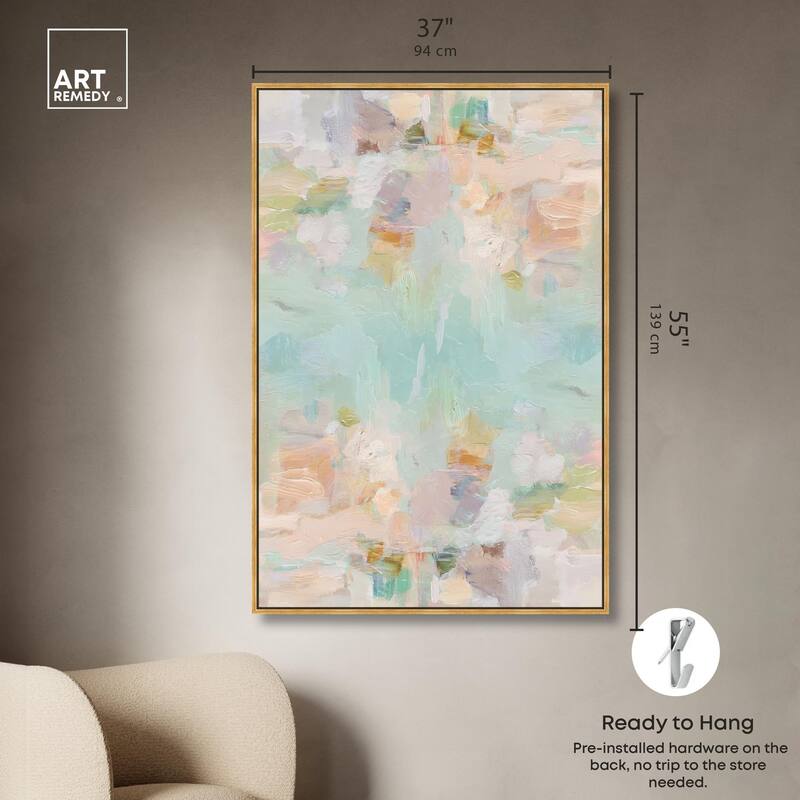 Expressive Swirls Canvas by Art Remedy