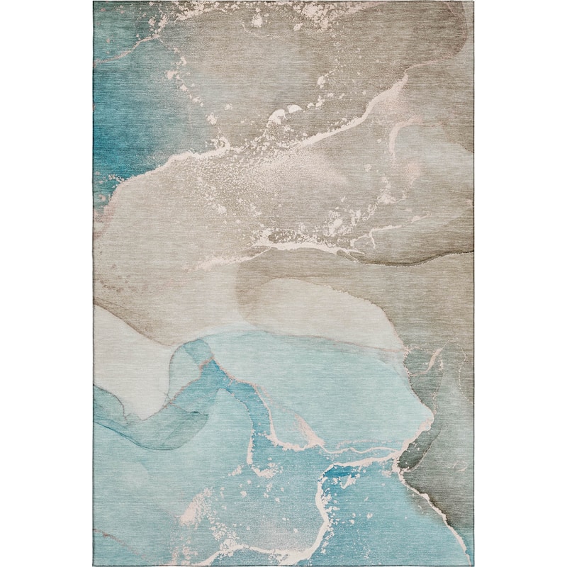 Premium Washable Super Soft Abstract Flow Contemporary Mayfield Rug
