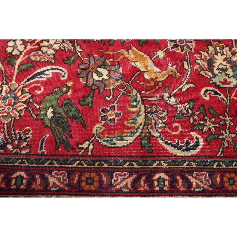 ECARPETGALLERY Hand-knotted Antalya Vintage Red Wool Rug - 8'2 x 11'3