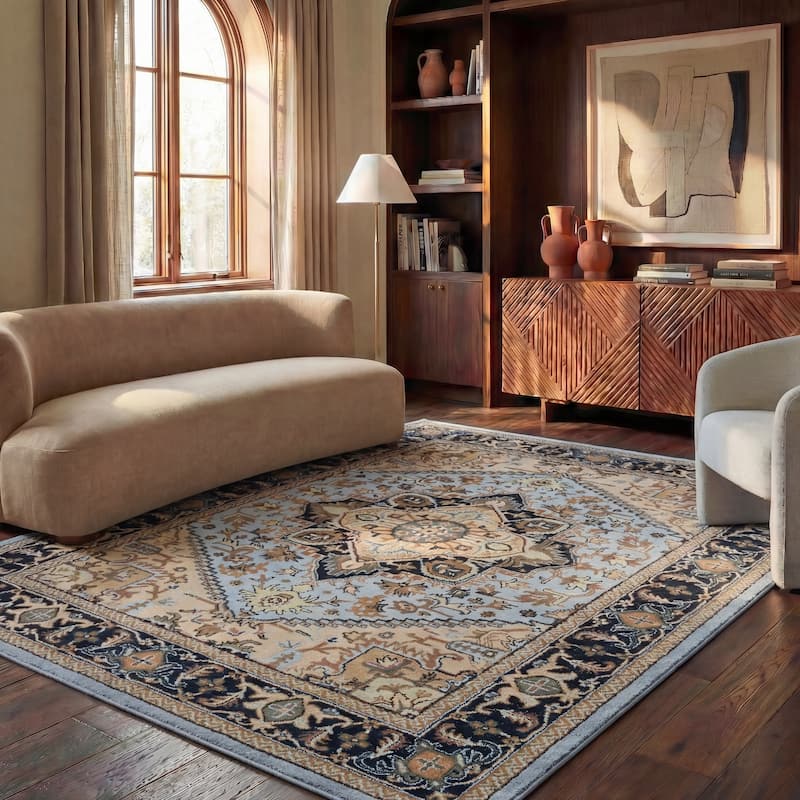 SAFAVIEH Handmade Heritage Carrol Traditional Oriental Wool Rug
