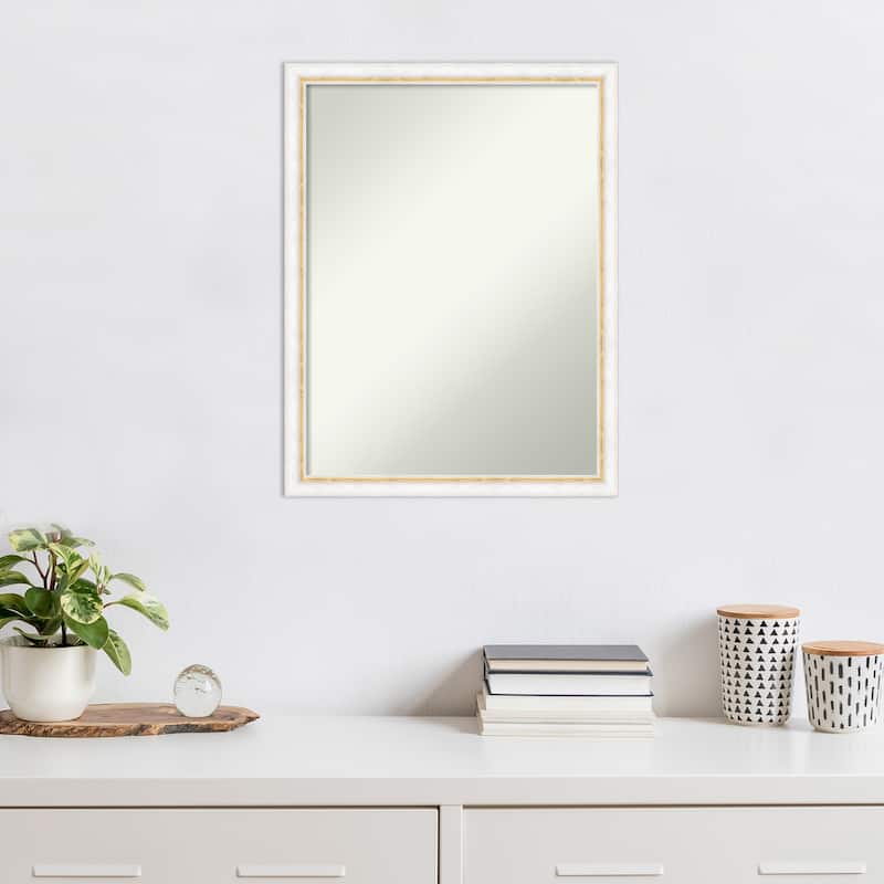 Morgan Non-Beveled Wood Framed Wall Mirror