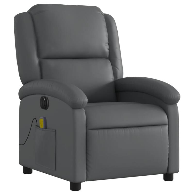 vidaXL Recliner Chair Wingback Armchair for Home Theater Cinema Faux Leather
