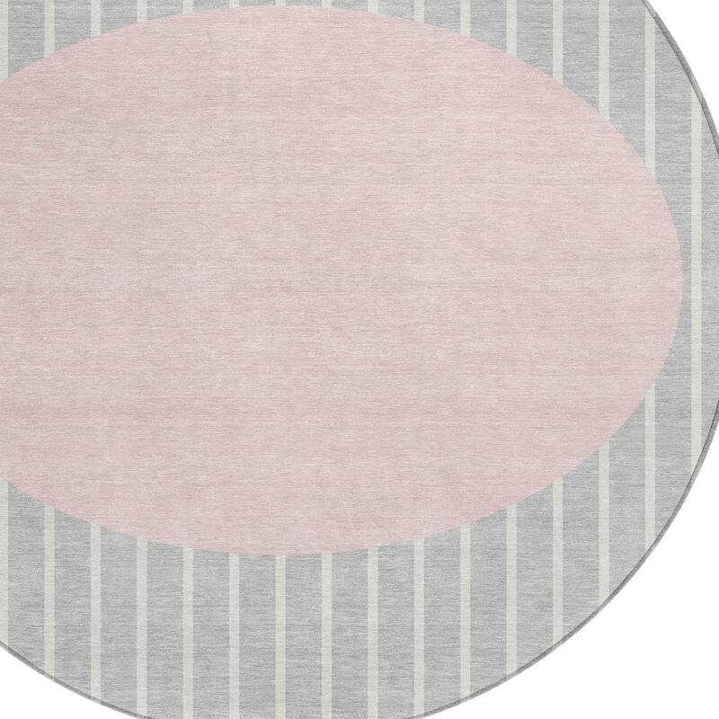 HomeRoots Striped Transitional Rectangle Outdoor Rug