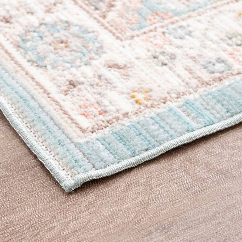 Crosswood Ellen Traditional Floral Indoor Polyester Area Rug