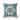 Damask Rapture Indoor/Outdoor Reversible Throw Pillow Blue and Turquoise