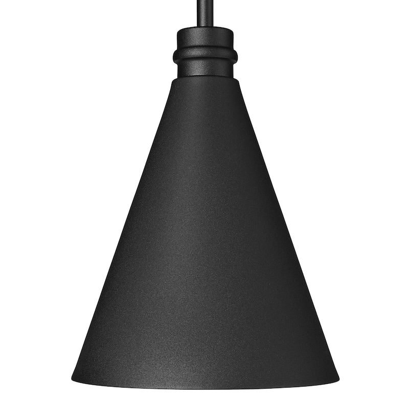 Axston 1-Light Outdoor Hanging Lantern Textured Black - Textured Black - 8