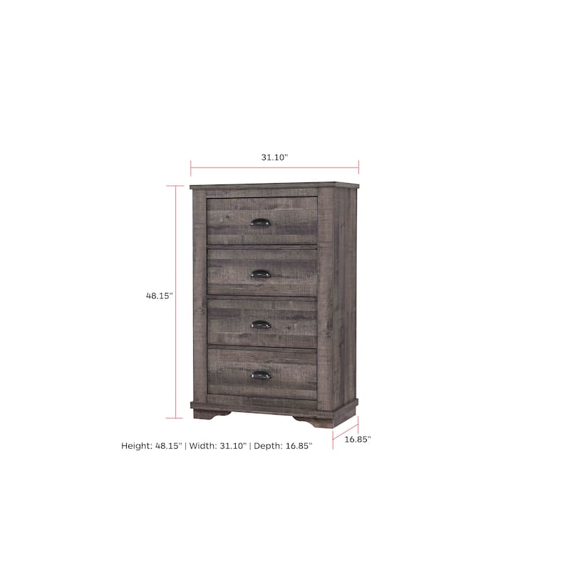 Marilyne Gray Sleigh Bed