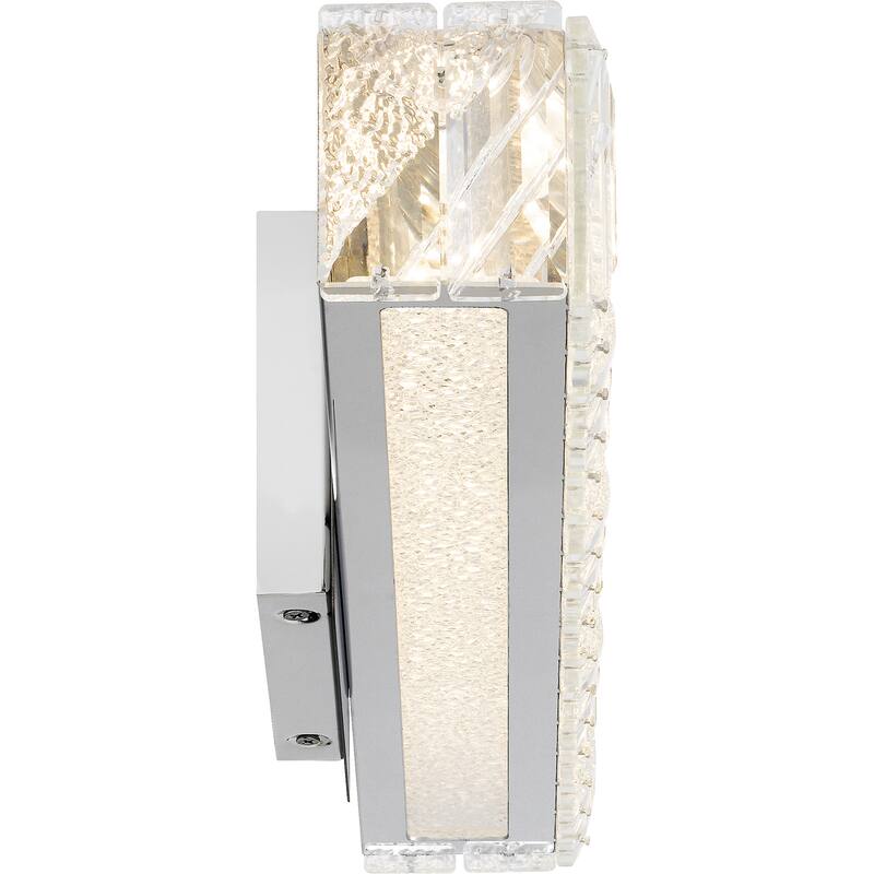 Garcelle Integrated LED Polished Chrome Bath Light
