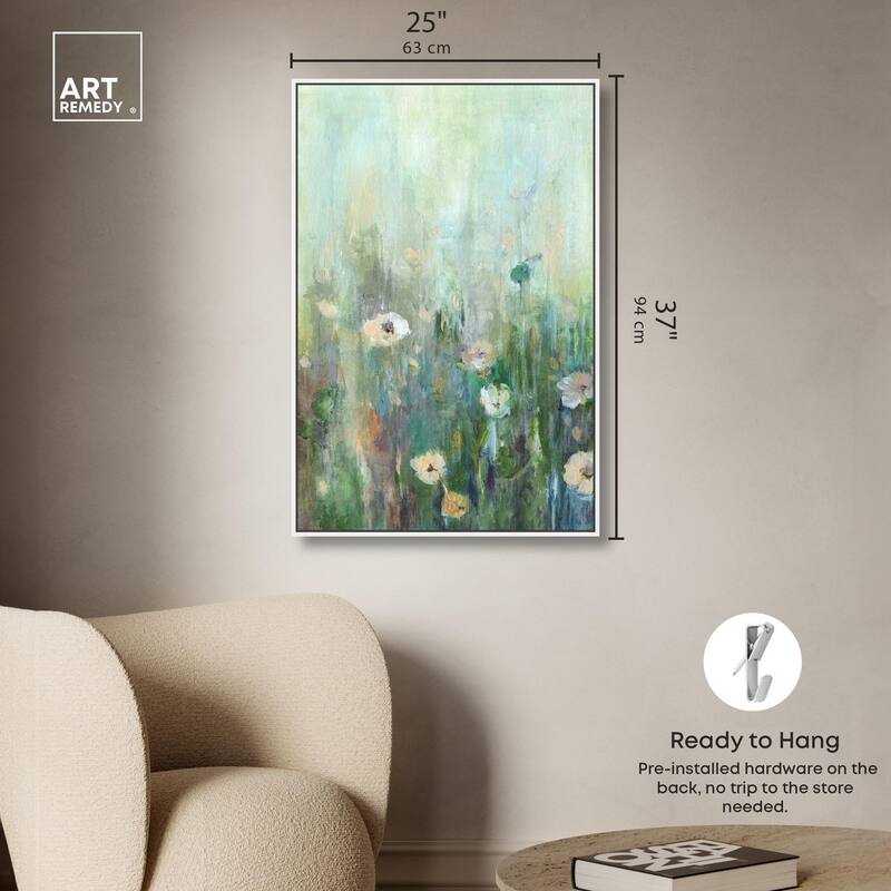 Harmony Green I Canvas by Art Remedy