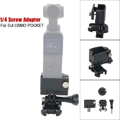 Multi-function Expansion 1/4 inch Screw Stabilizer Adapter Kit Bracket for DJI Osmo Pocket Expansion Adapter