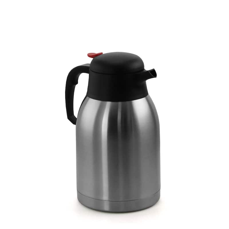 2L Stainless Steel Insulated Keep Hot Carafe Server for Coffee and Tea