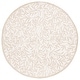preview thumbnail 56 of 128, SAFAVIEH Handmade Jardin Fulga Wool Rug 6' Round - Ivory/Beige - Round