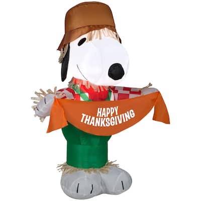Airblown-Snoopy as Scarecrow-SM-Peanuts
