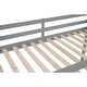 preview thumbnail 15 of 26, Wood Low Loft Bed with Ladder, Ladder Can Be Placed on the Left or Right