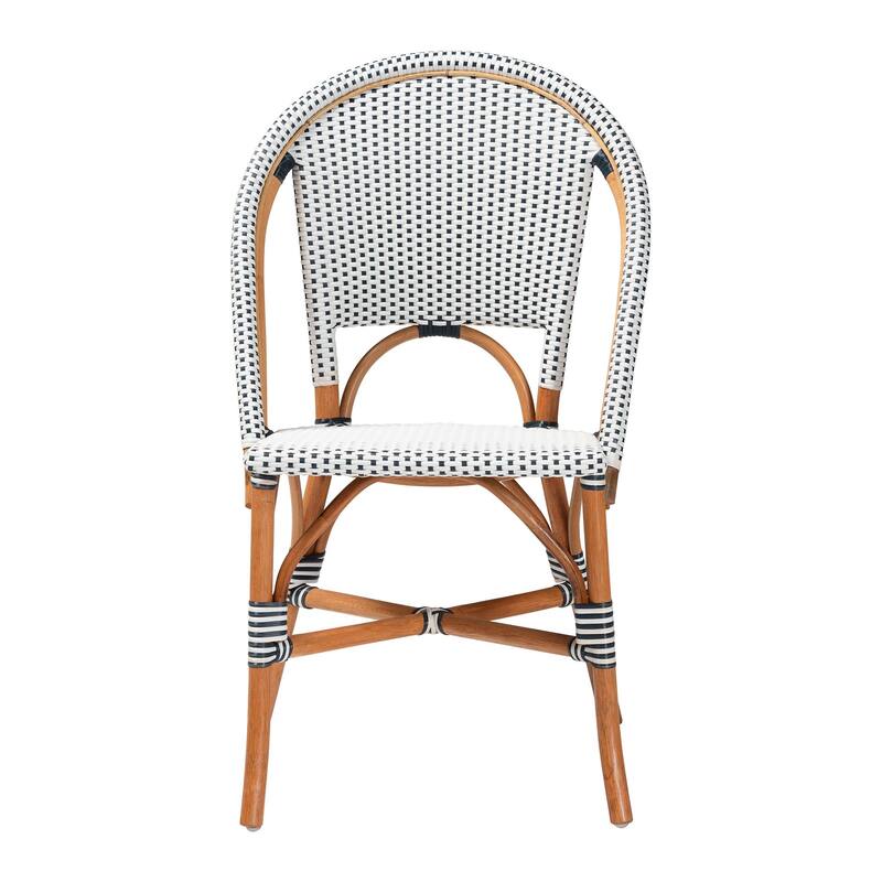 Genica Classic French Natural Rattan Bistro Chair