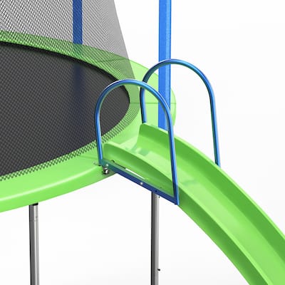 ASTM Approved Large Recreational Trampoline with Basketball Hoop and Ladder,Outdoor Capacity for Kids and Adults