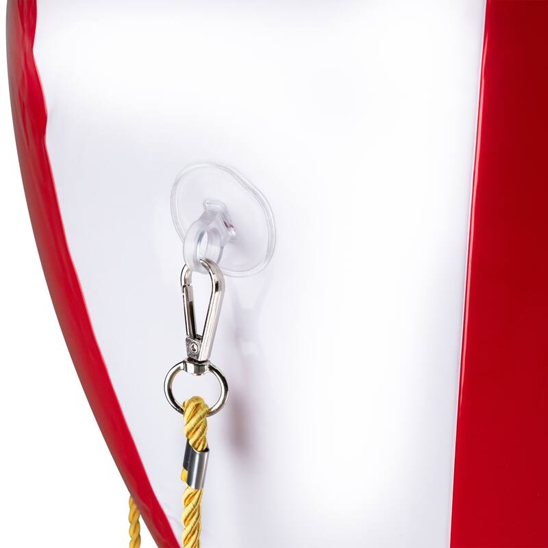 Lighted and Musical Santa Claus Hot Air Balloon Christmas Decoration - 43.5"