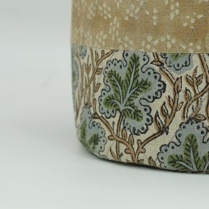 Fabdivine Handmade Floral Room Décor Nursery Storage Basket