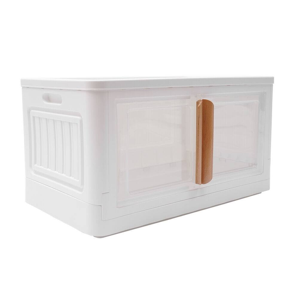 Collapsible Stackable Toy Bin with Wheels