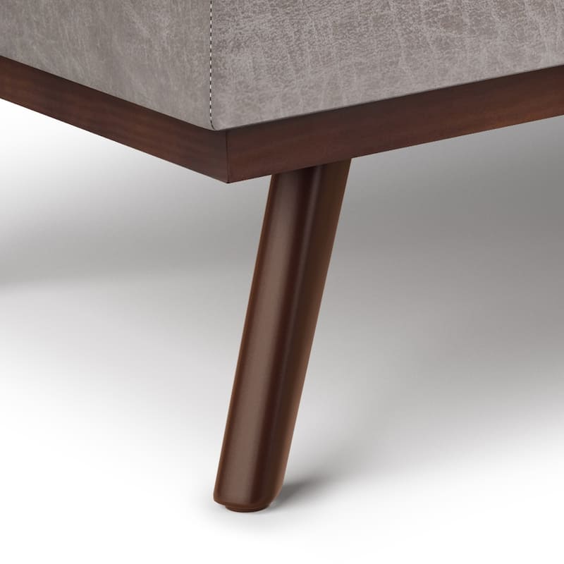 WYNDENHALL Ethan 42 inch Wide Mid Century Modern Rectangle Table Ottoman